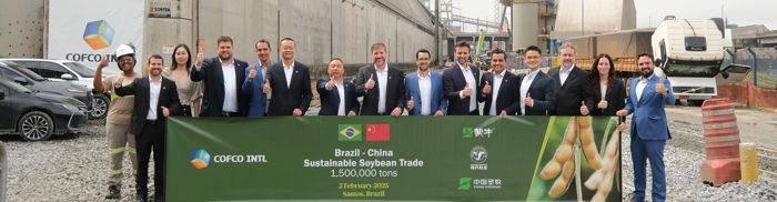 COFCO signs 1.5 million tonnes Brazil-China sustainable soybean trade agreement